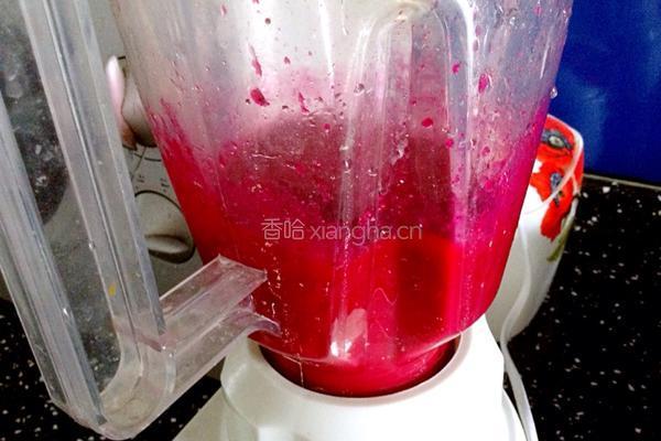 火龙果酸奶冰棍的做法图解3