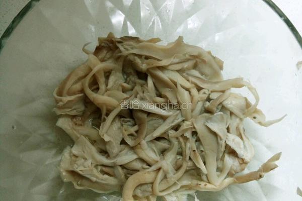 蘑菇烧肉片的做法图解3