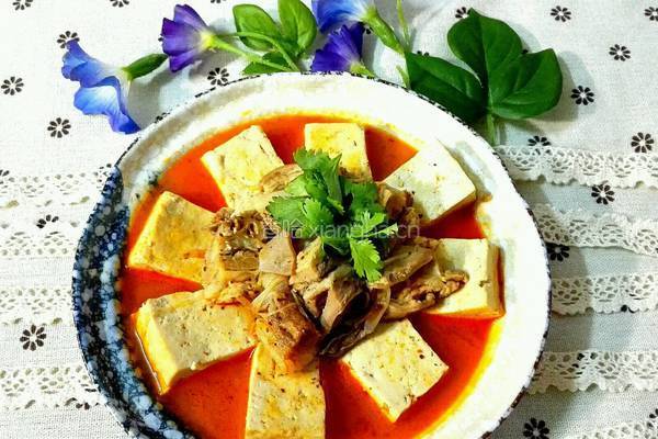 羊肉烧豆腐的做法图解5