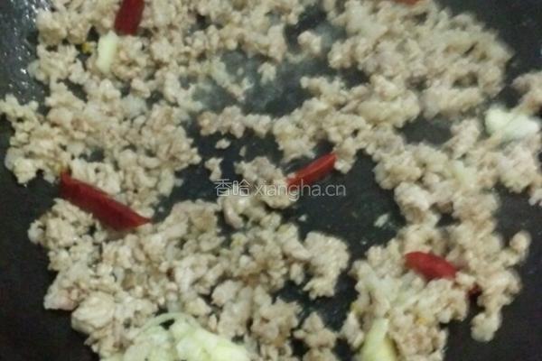 肉末炒四季豆的做法图解4