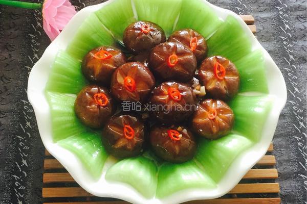香菇油菜的做法图解5