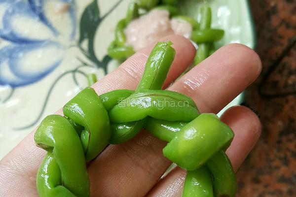 豆角酿肉的做法图解7