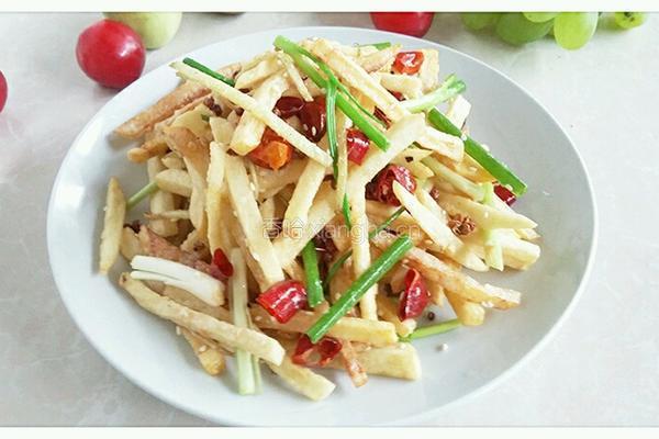 干煸土豆丝的做法图解11