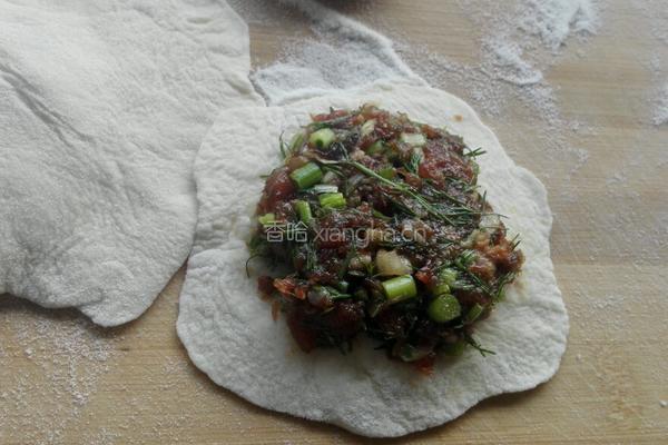 茴香猪肉馅饼的做法图解8