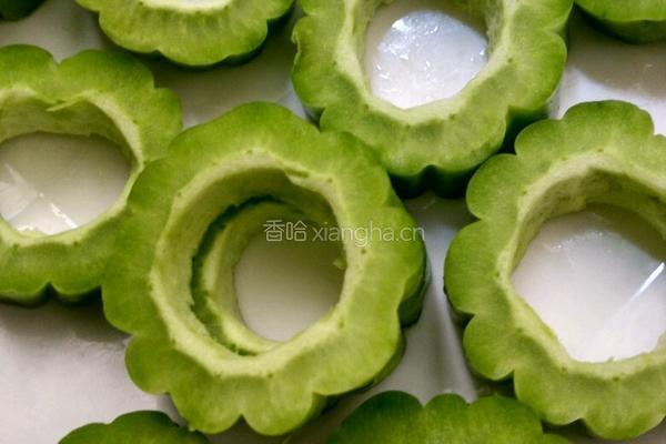 苦瓜酿的做法图解4