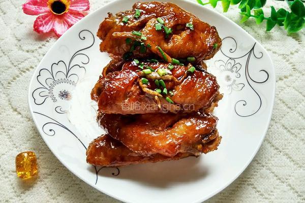 姜丝可乐鸡翅的做法图解12