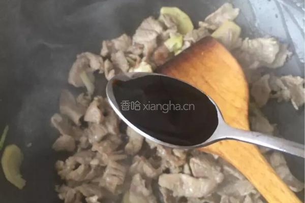 泡椒酸豆角炒肉片的做法图解8