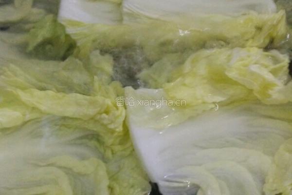 白菜肉卷的做法图解1