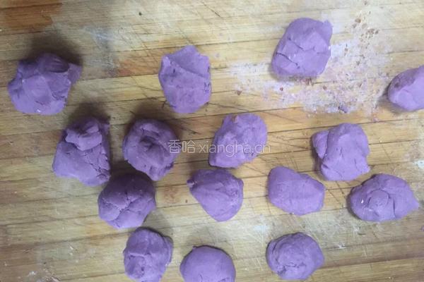 紫薯花生饼的做法图解6