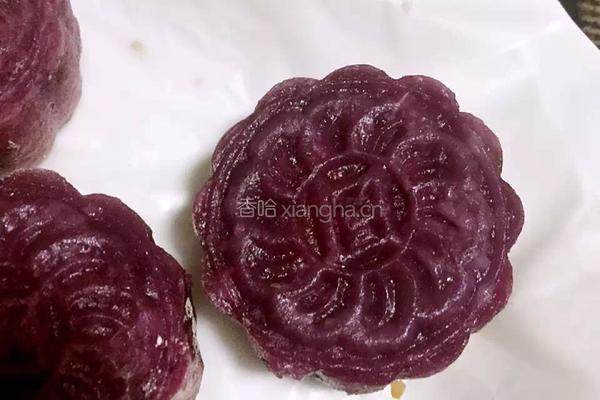 紫薯花生饼的做法图解12