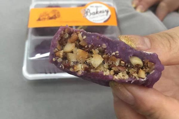紫薯花生饼的做法图解13