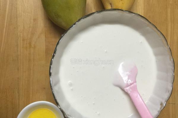 芒果椰蓉糯米糍的做法图解3