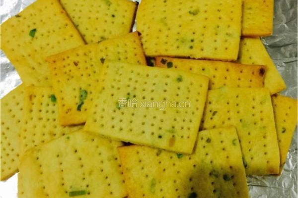 咸味葱香苏打饼干（无糖少油的健康配方）的做法图解7