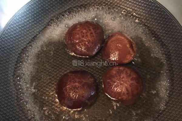 焗烤肉末香菇的做法图解2
