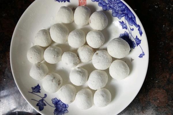 绿豆汤圆的做法图解1