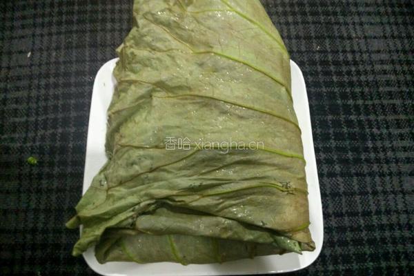 飘香荷叶饭的做法图解16