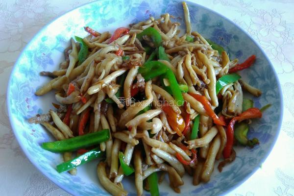 耗油牛肉海鲜菇的做法图解10