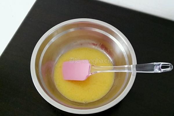 6寸迷彩戚风蛋糕的做法图解4