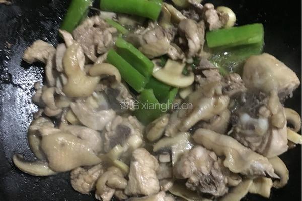 鲜菇爆炒鸡肉的做法图解6