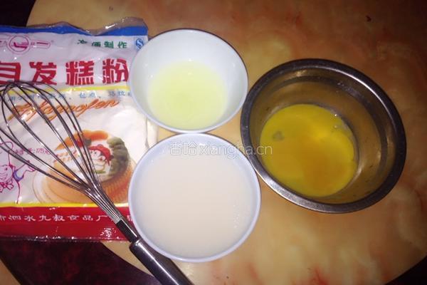 火龙果蛋糕的做法图解2