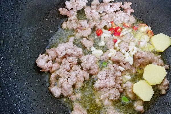 肉末炒黄豆的做法图解8