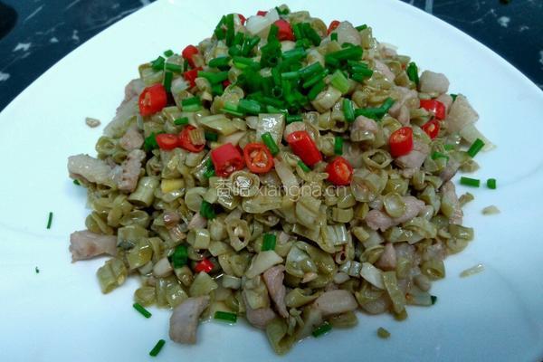 酸豆角炒肉沫的做法图解8