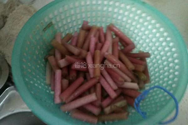 酸辣刺梗的做法图解1