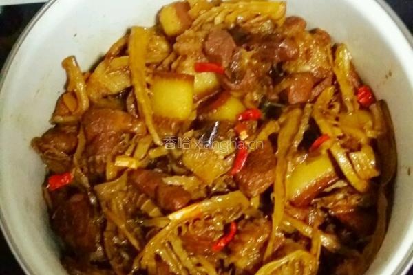 笋干烧肉的做法图解9