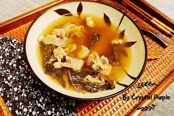 罗汉果玉竹菜干瘦肉汤的做法图解8