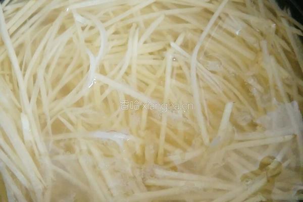 炝三丝 的做法图解4