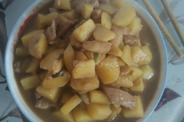 土豆炖肉的做法图解7