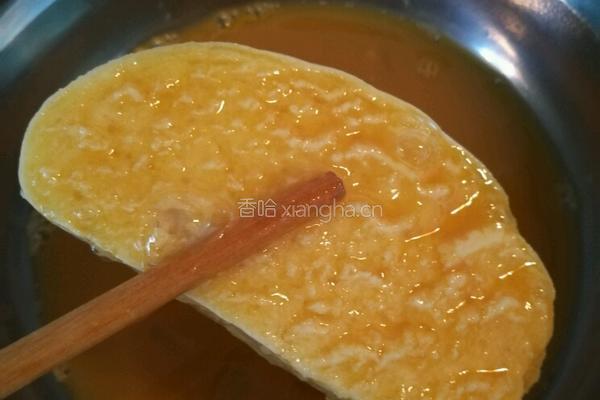 香煎馒头片的做法图解4