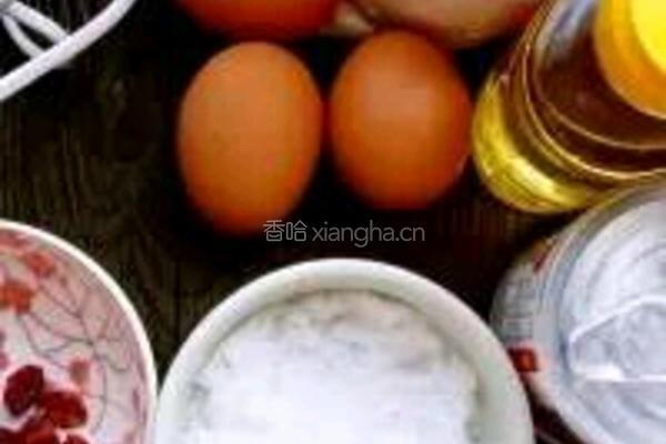 水蒸蛋糕的做法图解1