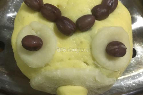 小鸟豆沙包子的做法图解9