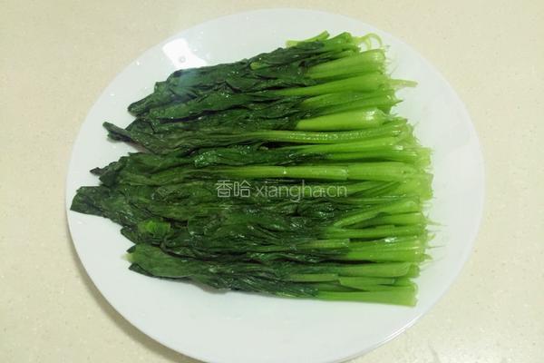 白灼青菜！的做法图解1