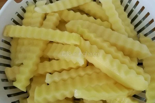 孜然土豆条的做法图解3