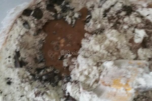 无油无糖巧克力面包的做法图解4