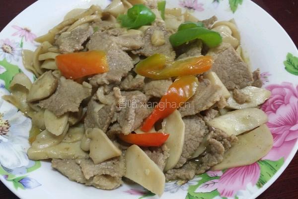 肉炒杏鲍菇