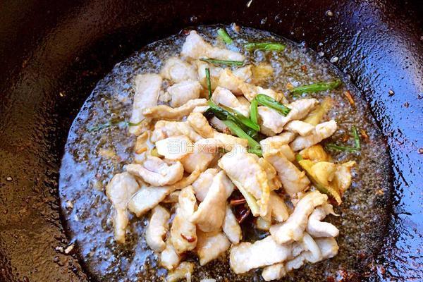 里脊肉焖油豆角的做法图解6