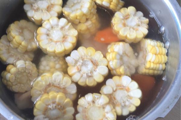 排骨玉米汤高压锅版的做法图解4