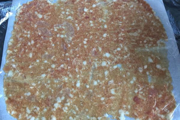 猪肉脯的做法图解4