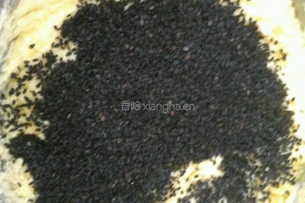 芝麻饼干的做法图解3