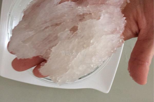 冰糖雪梨燕窝的做法图解4