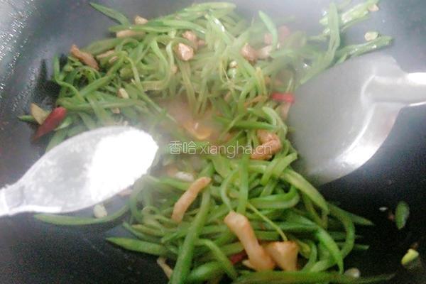 豆角丝炒肉的做法图解11