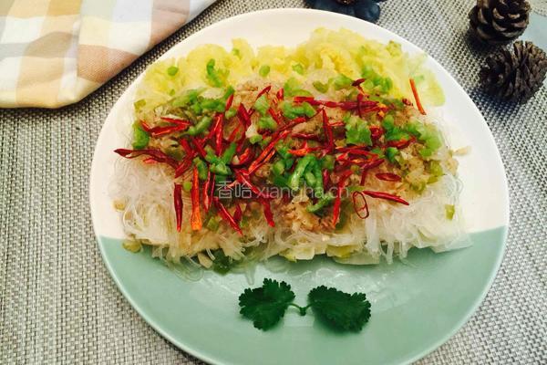 粉丝娃娃菜的做法图解8