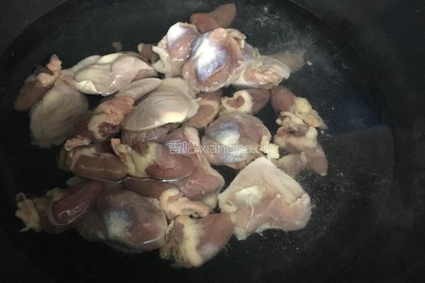 炒鸡杂的做法图解2