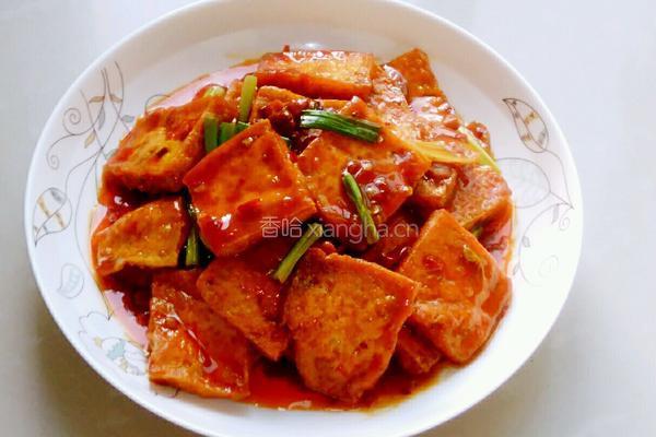 家常油炸豆腐的做法图解4
