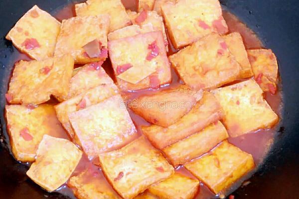 家常油炸豆腐的做法图解3