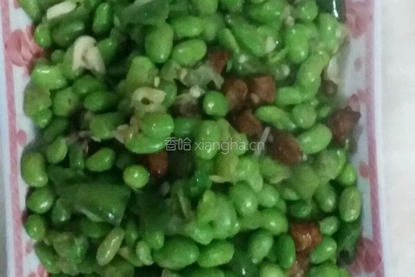 炒毛豆米