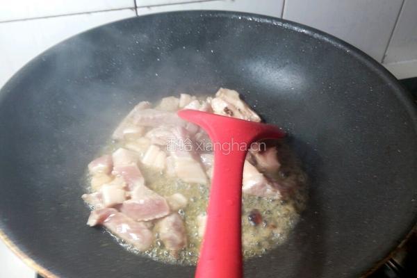 茄子炒肉的做法图解5